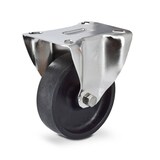 thumbnail of Ruote fisse alte temperature 10 cm in termoplastica supporto inox