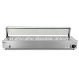 thumbnail of VERTES Calentador de comida, calentador de bufé, eléctrico, 1500 W (incluye 6 recipientes GN de 1/2 con tapa, 10 l, 30-85 °C)