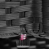 thumbnail of tectake Conjunto de ratán BARI  Negro