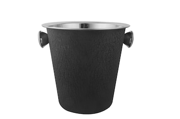 Flaschenkühler, Edelstahl, Ø 21 cm, schwarz