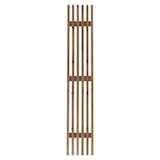 thumbnail of MCA Panel de armario HWC-P56, armario de pared Barra de armario armario de madera, 8 ganchos madera maciza 120x21cm, roble