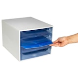 thumbnail of Exacompta 228610D ECOBOX Schubladenbox mit 4 Schubladen - Eisblau