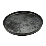 thumbnail of In Situ - Assiette Darkaé à bord droit en porcelaine 25cm x4