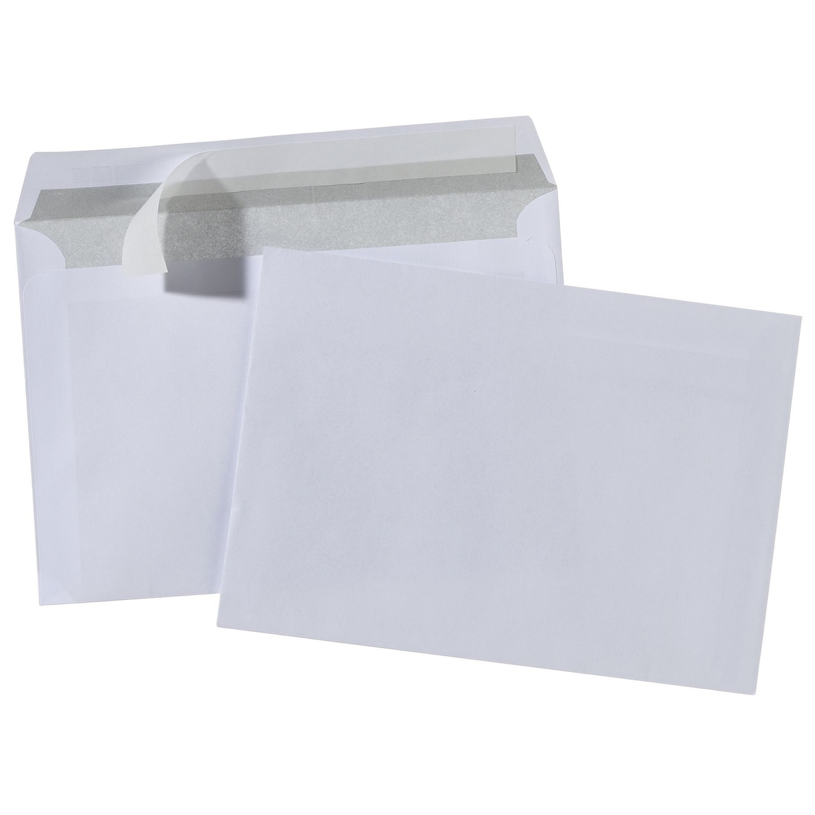 SIGMA Enveloppen, C6-formaat, zonder venster, zelfklevend, wit, 100 stuks