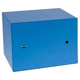 thumbnail of HMF 49216-05 Tresor mit Schlüssel, Möbeltresor klein, 23 x 17 x 17 cm, Blau