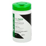 thumbnail of Antibakterielle Tücher PALTECH, Tuchfarbe weiß, in Spenderdose - Maße : 130 x 180 mm  1000 Stück