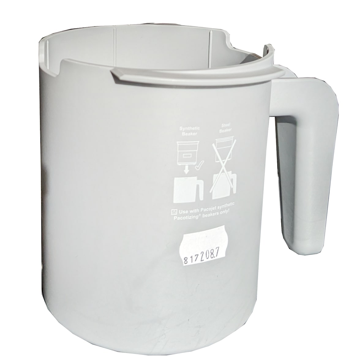 PacoJet 2 PLUS Schutzbecher für Kunststoff Pacossierbecher grau 139159E0000