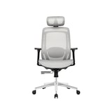 thumbnail of OfficeSense OS150 Ergonomische Bureaustoel – Mesh Office Chair – 4D Armleuningen – Verstelbare Zitdiepte – NEN1335 – Hoofdsteun – Grijs
