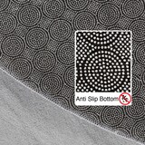 thumbnail of Teppich Schlafzimmer Unifarben Elegant Waschbar Wohnzimmer Esszimmer Pflegeleicht Rund Silber 200x200 cm OEKO-TEX – LECH von Kadima Design