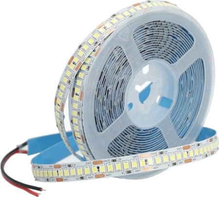 Striscia LED 24V 1200 LED, 18W/m SMD2835, luce neutra 4200K, 9000 Lm ...