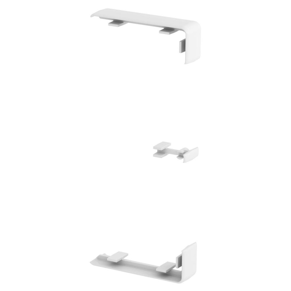 6 Stk. OBO Bettermann Stoßstellenabdeckung GK-KS45-2RW 6113210