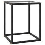 thumbnail of vidaXL Couchtisch Schwarz mit Hartglas 40x40x50 cm