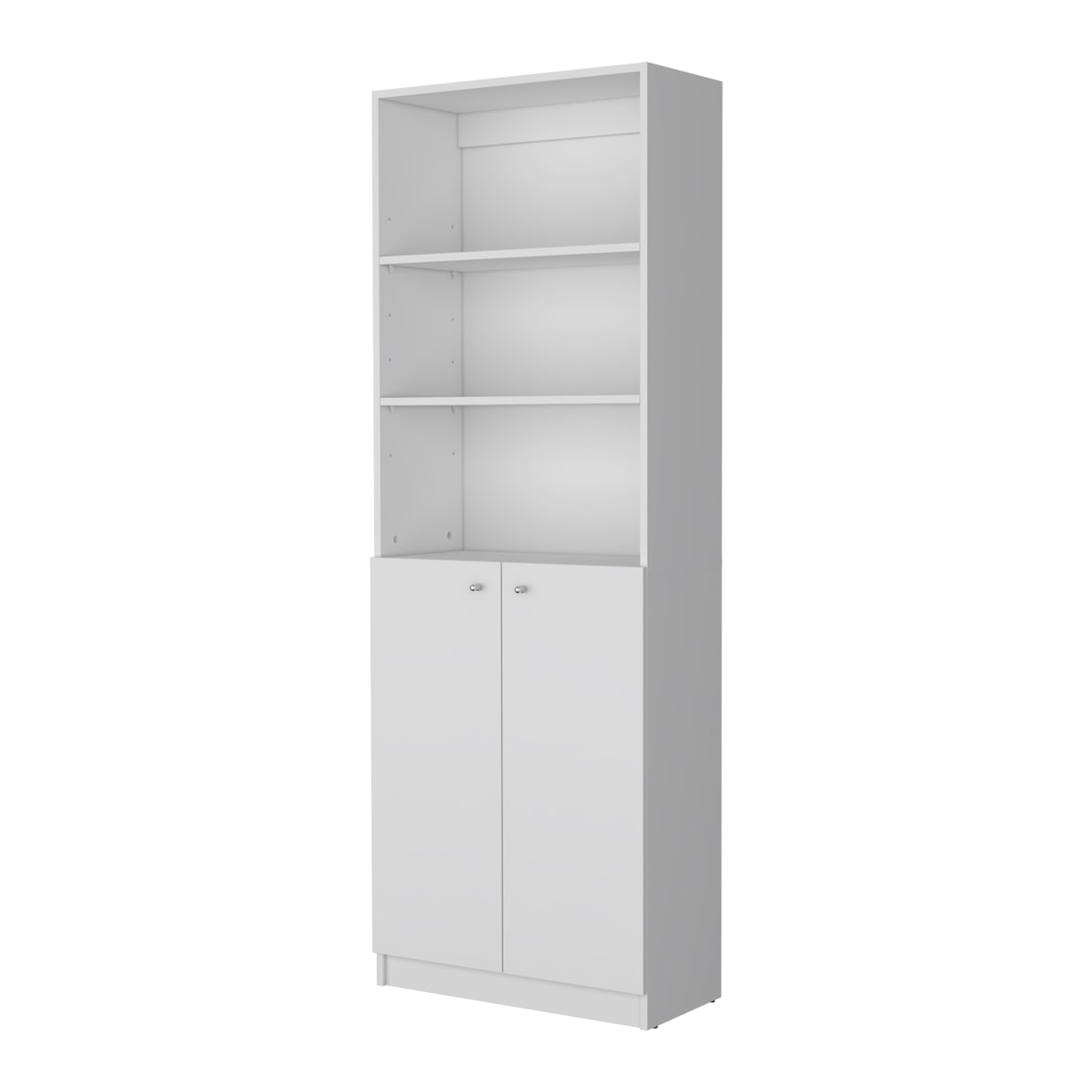 Estanteria Recta 2P Home en Melamina con 2 puertas y 3 estantes