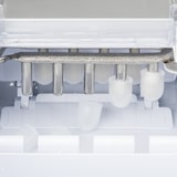 thumbnail of H.Koenig KB14 Máquina de gelo, 120 W, 2 tamanhos de cubos, bandeja de água 2,1 L, tela LCD, aço inoxidável, cinza