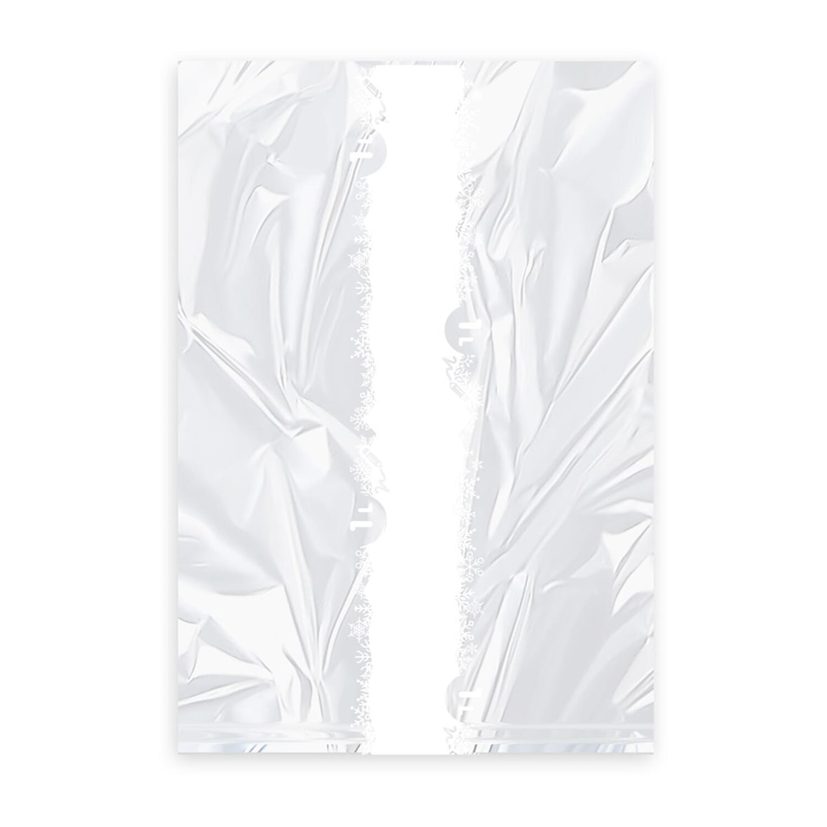 2000x Gefrierbeutel mit Verschlussclips 'M' 200 x 300 mm 2 Liter LDPE