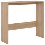 thumbnail of vidaXL Bartisch mit 2 Tischplatten Eichenoptik 130 x 40 x 120 cm
