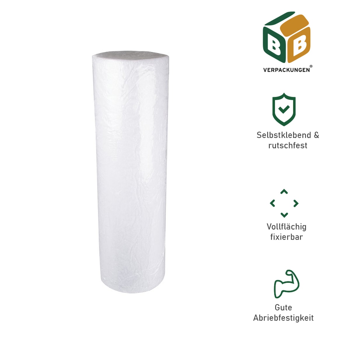 12 x Treppenvlies (0,65 x25 m) Profi Haftvlies Treppen-Vlies Renovierung selbsthaftend rutschfest Bodenschutz saugstark rutschhemmend BB-Verpackungen