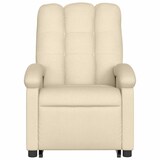 thumbnail of vidaXL Elektrischer Massagesessel mit Aufstehhilfe Creme Stoff