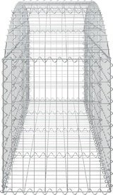 thumbnail of vidaXL Gabione mit Hochbogen 200x50x60/80 cm Verzinktes Eisen