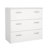 thumbnail of WellHome - Cómoda de Dormitorio con 3 Cajones en color Blanco 75 x 36 x 70 cm - Duero White