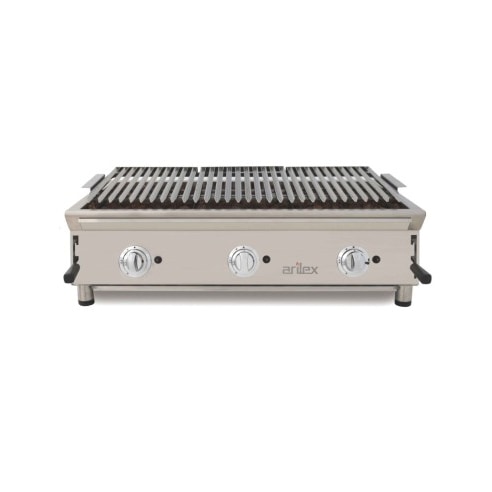 Grill pierre de lave avec grille inox 100 cm| Arilex - 100BAR