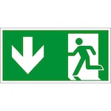 thumbnail of Schild I Rettungszeichen Notausgang, Kunststoff, 300x150mm, ASR A1.3, DIN EN ISO 7010 E001