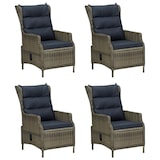 thumbnail of HELLOSHOP26 - Juego de comedor de 5 piezas muebles de jardín resina tejida marrón 02_0014315
