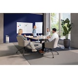 thumbnail of FRANKEN Flipchart, Beschreibbar, Magnetisch, Mobil, Mit Rollen und 2 Seitenarmen, Whiteboard mit Ständer, Papierhalterung und Stifteablage, 68 x 105