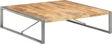 thumbnail of vidaXL Couchtisch 140x140x40 cm : Material - Raues Mangoholz V2