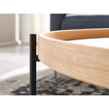 thumbnail of Couchtisch, Moderner Holztisch mit Eichenholz Furnier und stabilen Metallgestell, Elegantes, zeitloses Design. 78x78x40 cm | Kadima Design