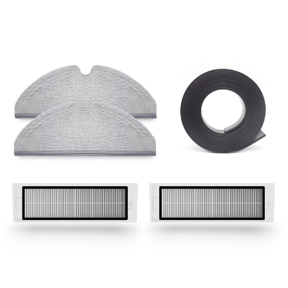 Accessories Kit Für Roborock S5/S6 Series Saugroboter (Mikrofasertücher, HEPA-Filter, Magnetstreifen, Wisch- und Saug-Zubehör)