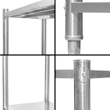 thumbnail of Helloshop26 - Stevig keukenrek 155 cm roestvrij staal 16_0000504
