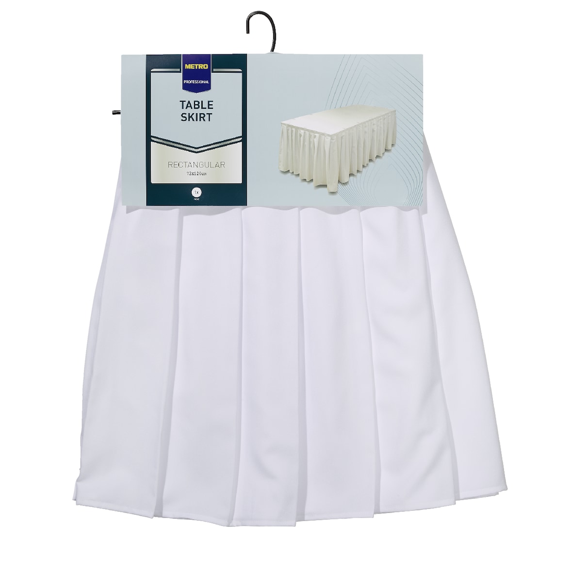 METRO Professional Bankett Husse  Weiß 73 x 520 cm