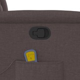 thumbnail of vidaXL Massagestoel verstelbaar stof donkerbruin