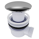 thumbnail of Piletta Doccia Ø 90 mm Con Coperchio Cromato Ispezionabile Scarico Per Piatto Doccia Slim E Standard Facile Da Montare Bianco e Argento