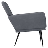 thumbnail of vidaXL Sessel Dunkelgrau 62x79x79 cm Samt