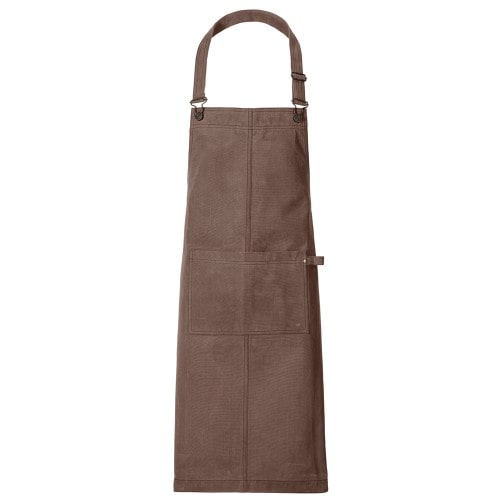 234 - Latzschürze Dublin, gewachst, B 75 cm x L 90 cm : toffee 100% Baumwolle 280 g/m² gewachst