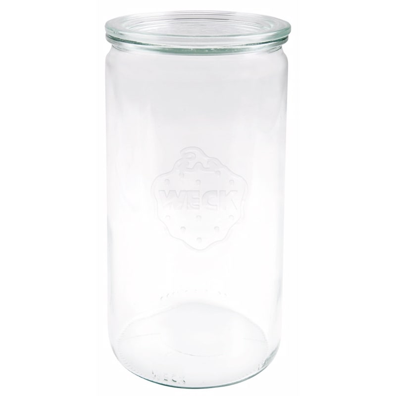 Contacto Weck-/Sturzglas H: 20.5cm, 1590 ml, mit Deckel, 4 Stück