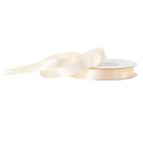 thumbnail of 12mm Satinband 25m Schleifenband Geschenkband Deko Stoffband Bastelband Creme