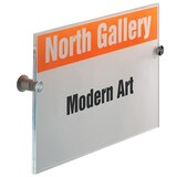 thumbnail of Cartello per porta DURABLE CRYSTAL SIGN 482519 210x297mm trasparente