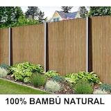 thumbnail of Malla de sombreo Valla de Protección Bambú Natural 100x300cm – 1x3 Metros COSHANO