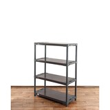 thumbnail of PROREGAL Kunststoffregal BIG GREY BEAR Low, HxBxT 138x100x46cm, Fachlast 160kg, Grau Kunststoff-Regal Euro-Regal Stecksystem Lagerregal