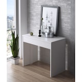 thumbnail of Consolle Tavolo Allungabile Estensibile Moderno Da 50 A 302 cm 6 Allunghe Per 14 posti Guide In Metallo Salvaspazio Soggiorno Salotto Cucina Bianco