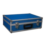 thumbnail of Transportkoffer blau mit Aluminiumrahmen 440x300x130mm Alukoffer Würfelschaum