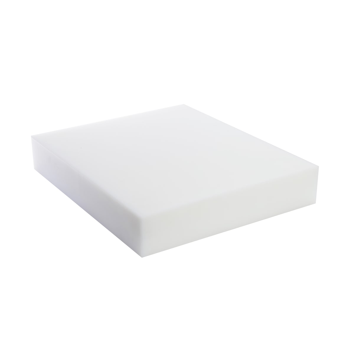 Lobrot Billot de boucher PEHD 500 Blanc 60x50x10 cm