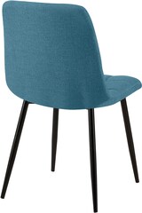 thumbnail of Esszimmerstuhl FIGAD - Stoff Blau 45x55x84 cm | Essstühle Esszimmerstühle Küchenstühle Wohnzimmerstühle
