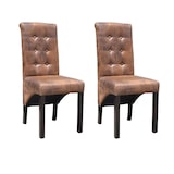 thumbnail of vidaXL Eetkamerstoelen 2 st kunstleer bruin