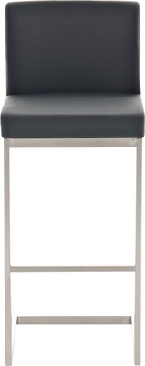thumbnail of CHEFGASTRO Barhocker QUEENS HxBxT 104x42x48cm Kunstleder Schwarz Barstuhl