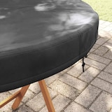 thumbnail of vidaXL Buiten Tafel Hoes Zwart 112 x 112 x 10 cm 420D stof
