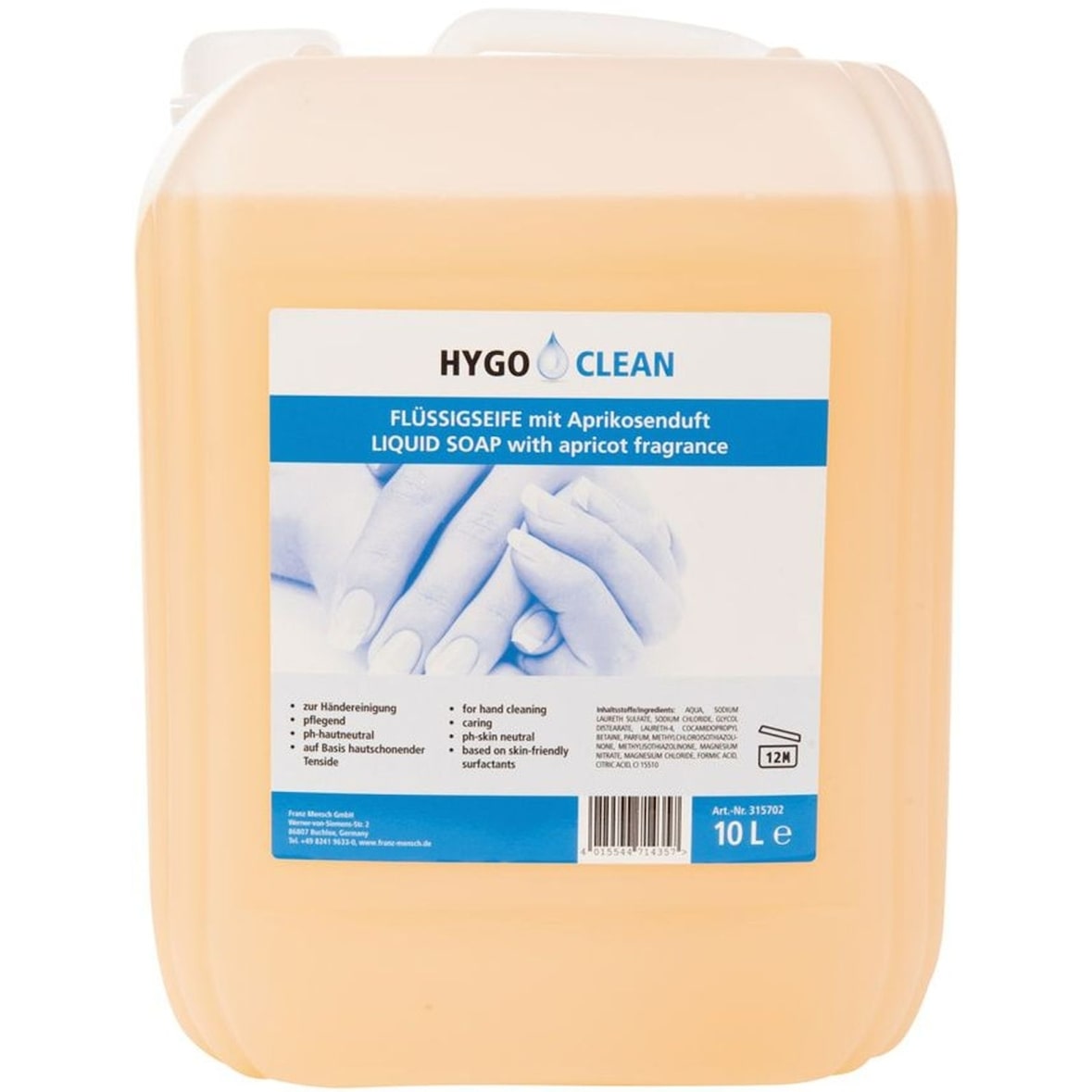 Flüssigseife apricot 5l.